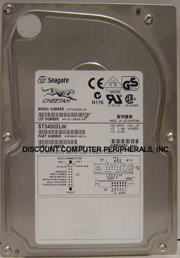 SEAGATE ST34502LW - 4.5GB 10KRPM 3.5 LP SCSI 68PIN