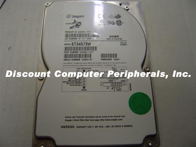 SEAGATE ST34573W - 4.5GB SCSI 68 PIN 3.5IN - 3 Day Lead Time To
