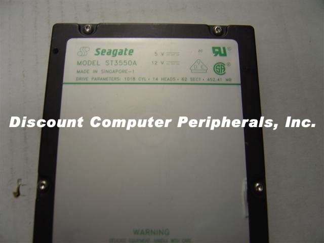 SEAGATE ST3550A - 475MB 3.5IN 3H IDE - 3 Day Lead Time To Ship.