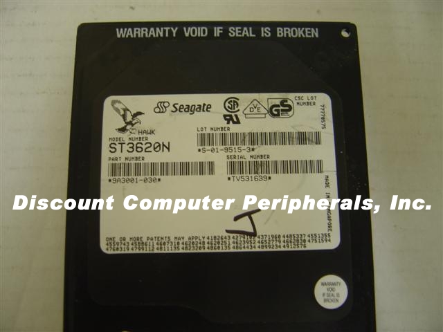 SEAGATE ST3620N - 535MB 3.5IN SCSI 50PIN - Call or Email for Quo