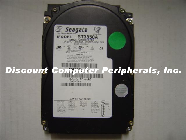 SEAGATE ST3850A - 850MB 3.5IN 3H IDE - 3 Day Lead Time To Ship.