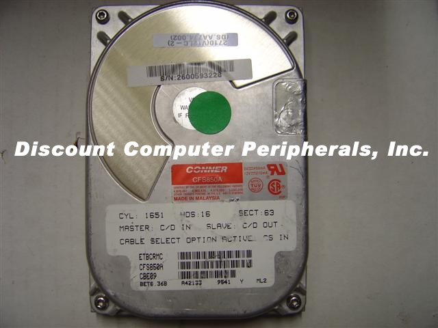 SEAGATE ST3851A - 850MB 3.5IN IDE Drive - Call or Email for Quot