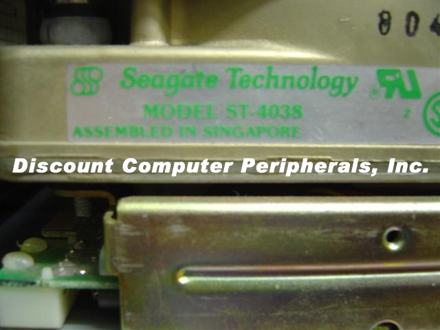 SEAGATE ST4038 - 31MB 5.25IN FH MFM - 3 Day Lead Time To Ship.