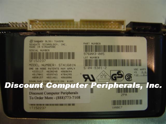 SEAGATE ST41601N - 1GB 5.25IN FH SCSI 50PIN - 3 Day Lead Time To