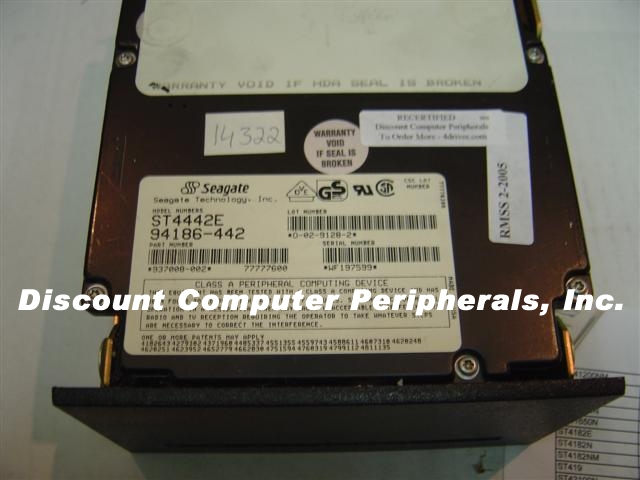 SEAGATE ST4442E - 368MB 5.25IN ESDI FH - UNUSED or Could Be NEW