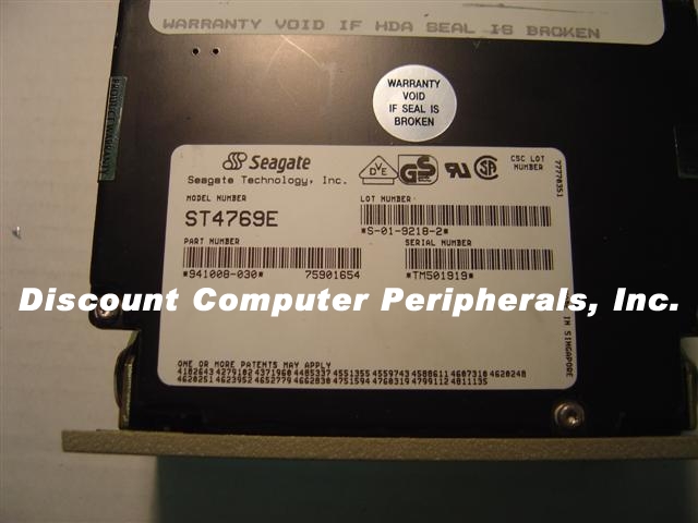 SEAGATE ST4769E - 630MB ESDI FH - 3 Day Lead Time To Ship.