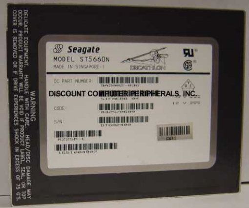 SEAGATE ST5660N - 545MB 3.5IN SCSI 50PIN
