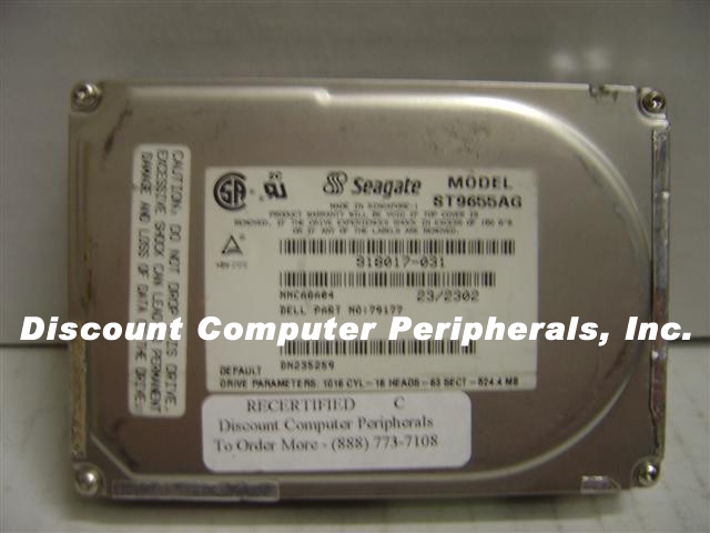 SEAGATE ST9655AG - 524MB 2.5IN IDE NOTEBOOK DRIVE