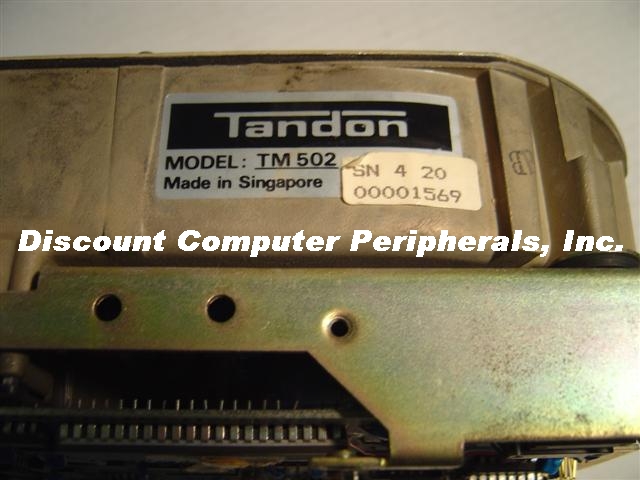 TANDON TM502 - 10MB 5.25IN MFM FH - Call or Email for Quote.