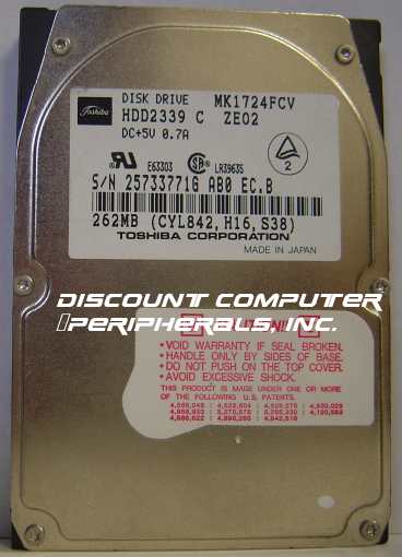TOSHIBA MK1724FCV - 250MB 2.5IN IDE SLP HDD2339 - Call or Email