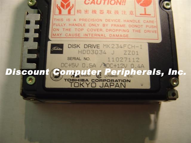 TOSHIBA MK234FCH-I - 106MB 3.5IN HH IDE HDD3034 - Call or Email