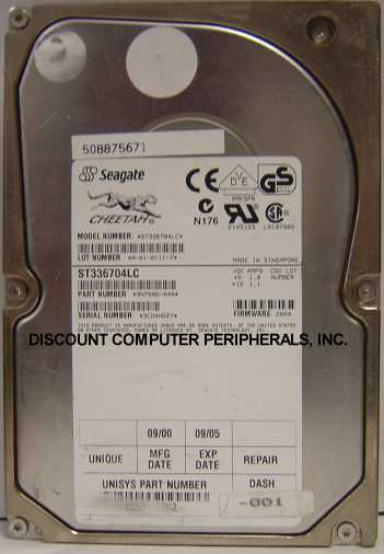 UNISYS 4552-2802 - 36GB 10K RPM 3.5 U160 SCSI 80PIN - Call or Em