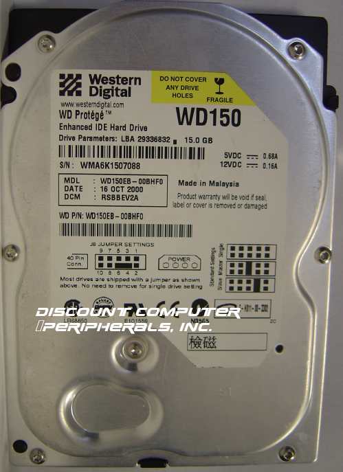 WESTERN DIGITAL WD150EB - 15GB 3.5IN IDE 5400RPM ATA-100 - Call