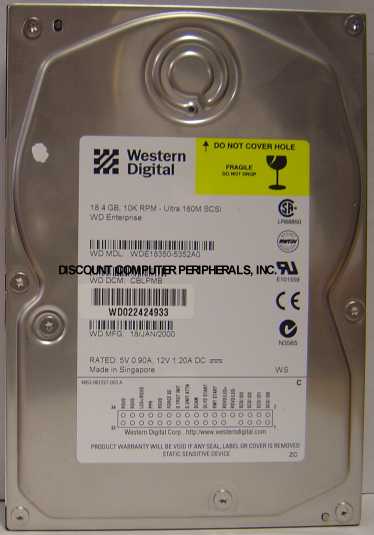 WESTERN DIGITAL WDE18350_80PIN - 18.4GB 10KRPM U160 3.5IN SCSI S