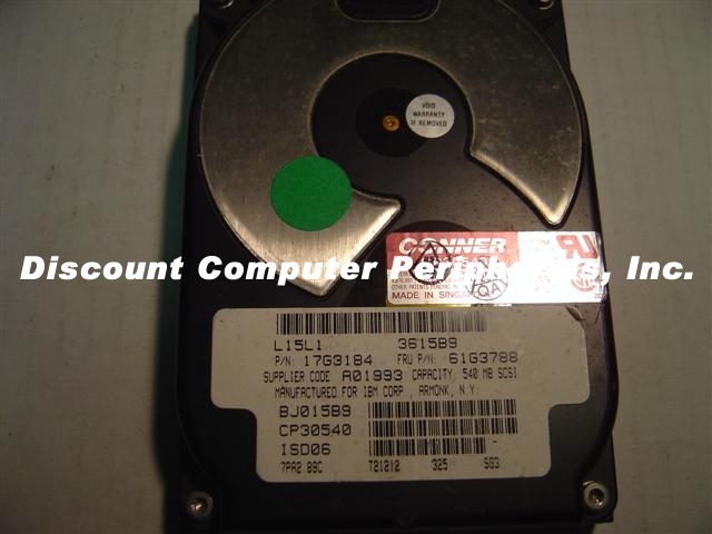 CONNER CP30540 - 540MB 3.5IN SCSI 50PIN - Call or Email for Quot