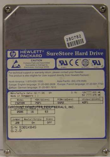 HEWLETT PACKARD C5272A - 1.3GB 3.5in LP IDE
