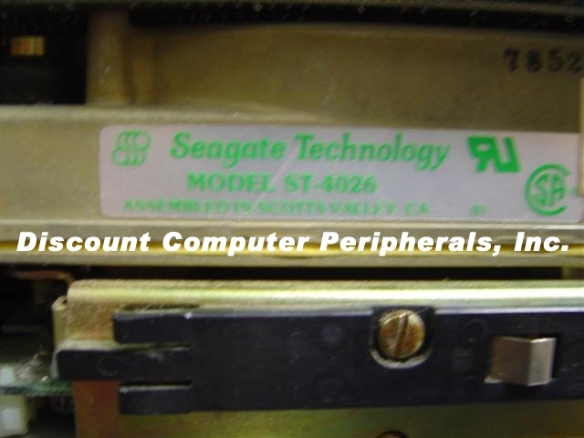 SEAGATE ST4026 - 20MB 5.25IN FH MFM - 3 Day Lead Time To Ship.